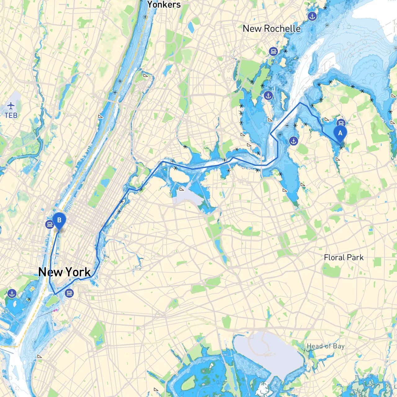 Manhasset to New York