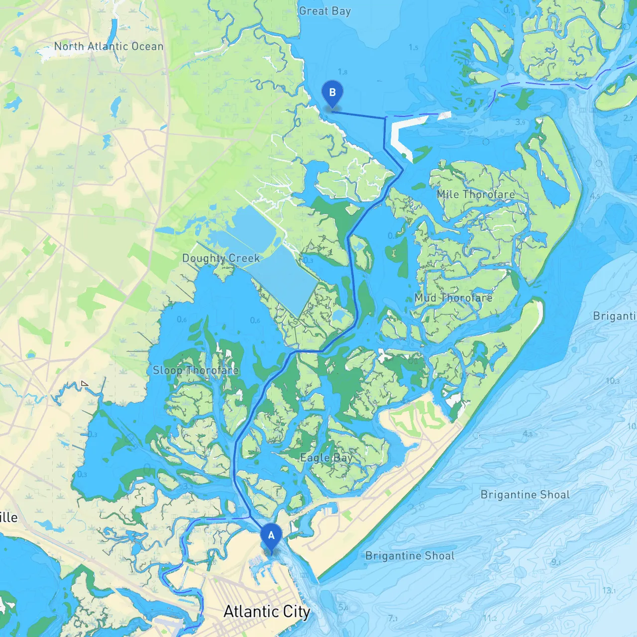 Atlantic City to Galloway Township