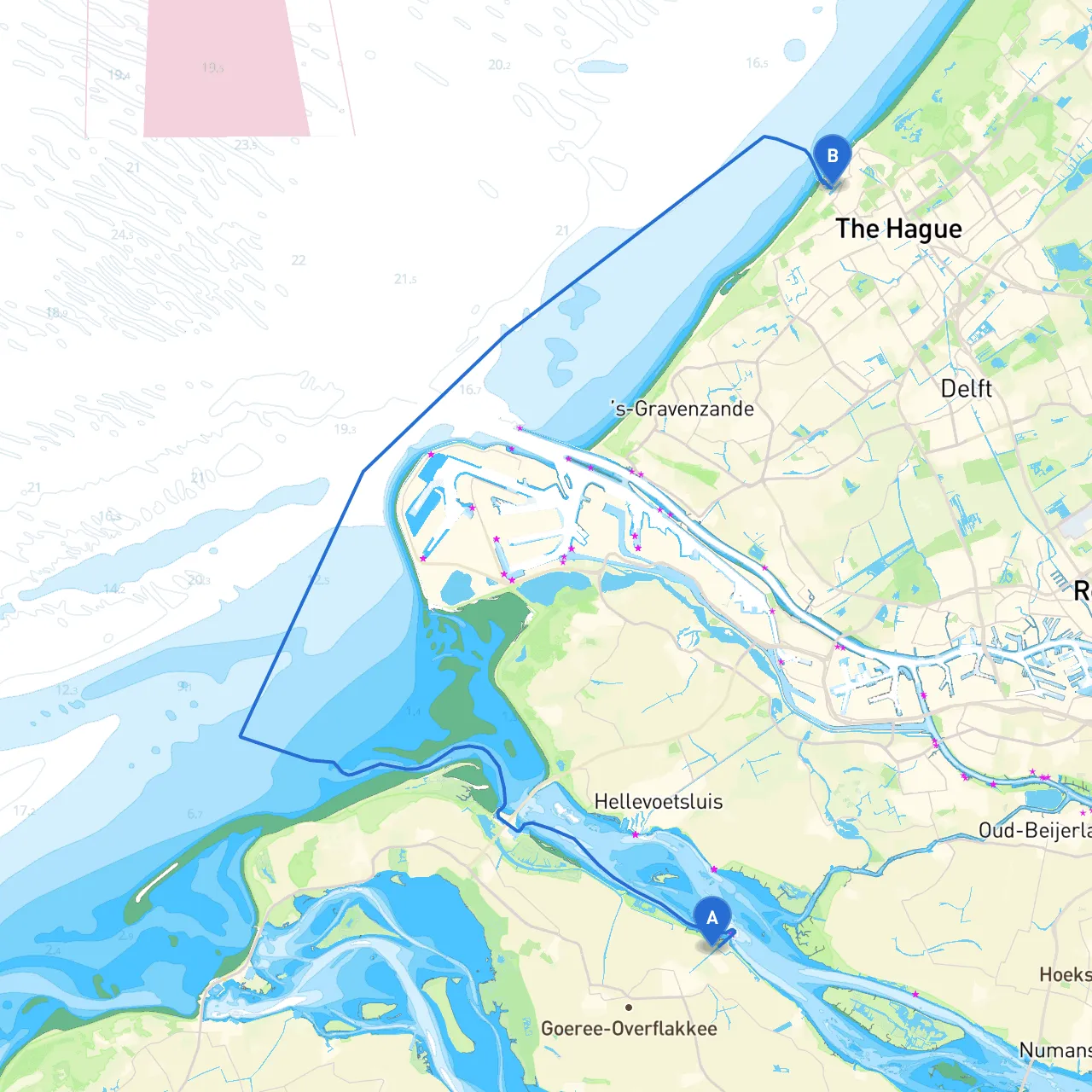 Middelharnis to Den Haag