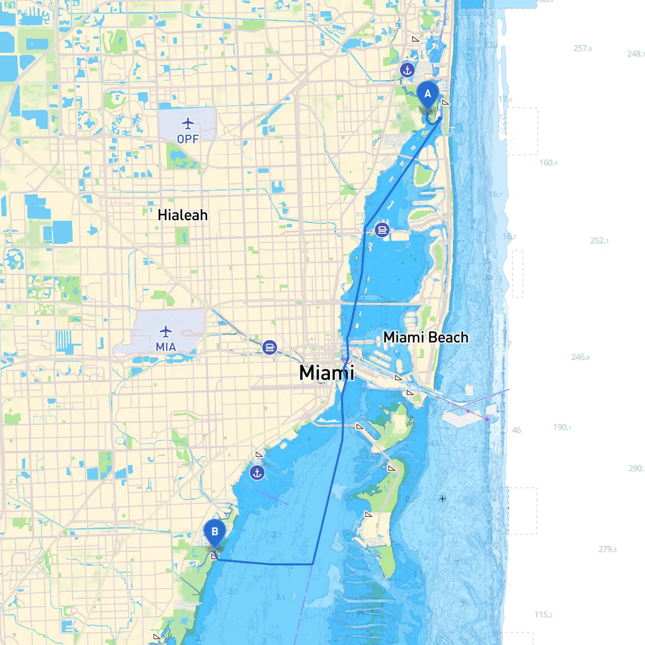 North Miami to Coral Gables