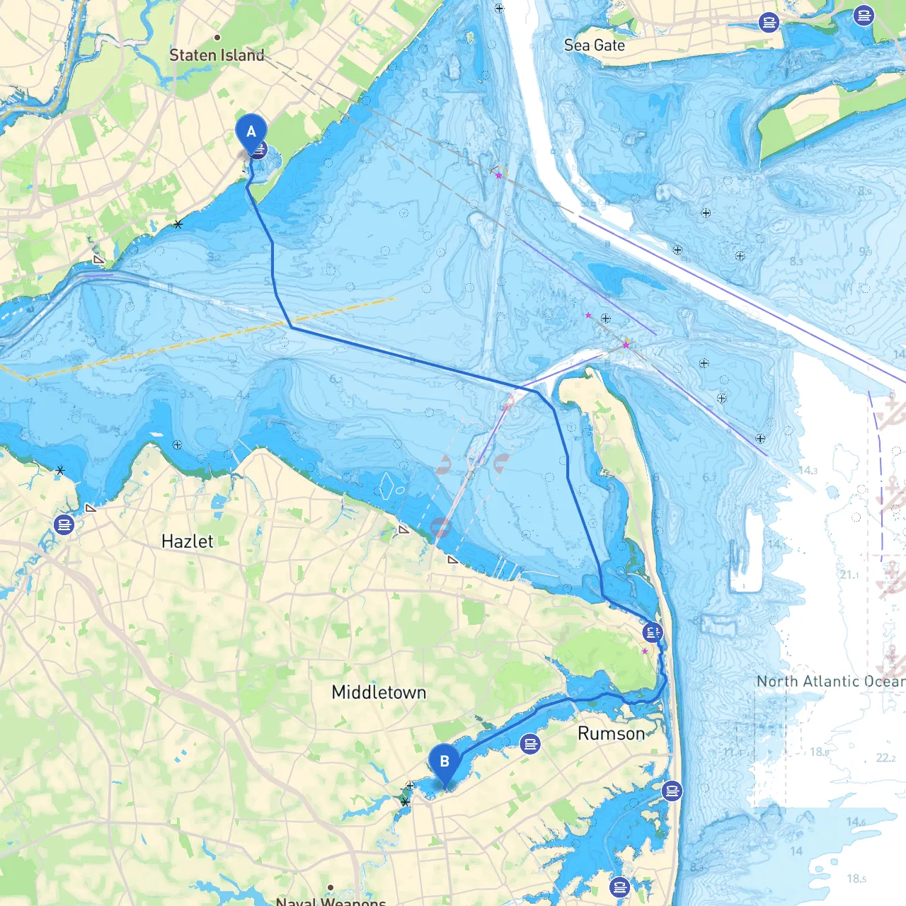 Staten Island to Red Bank