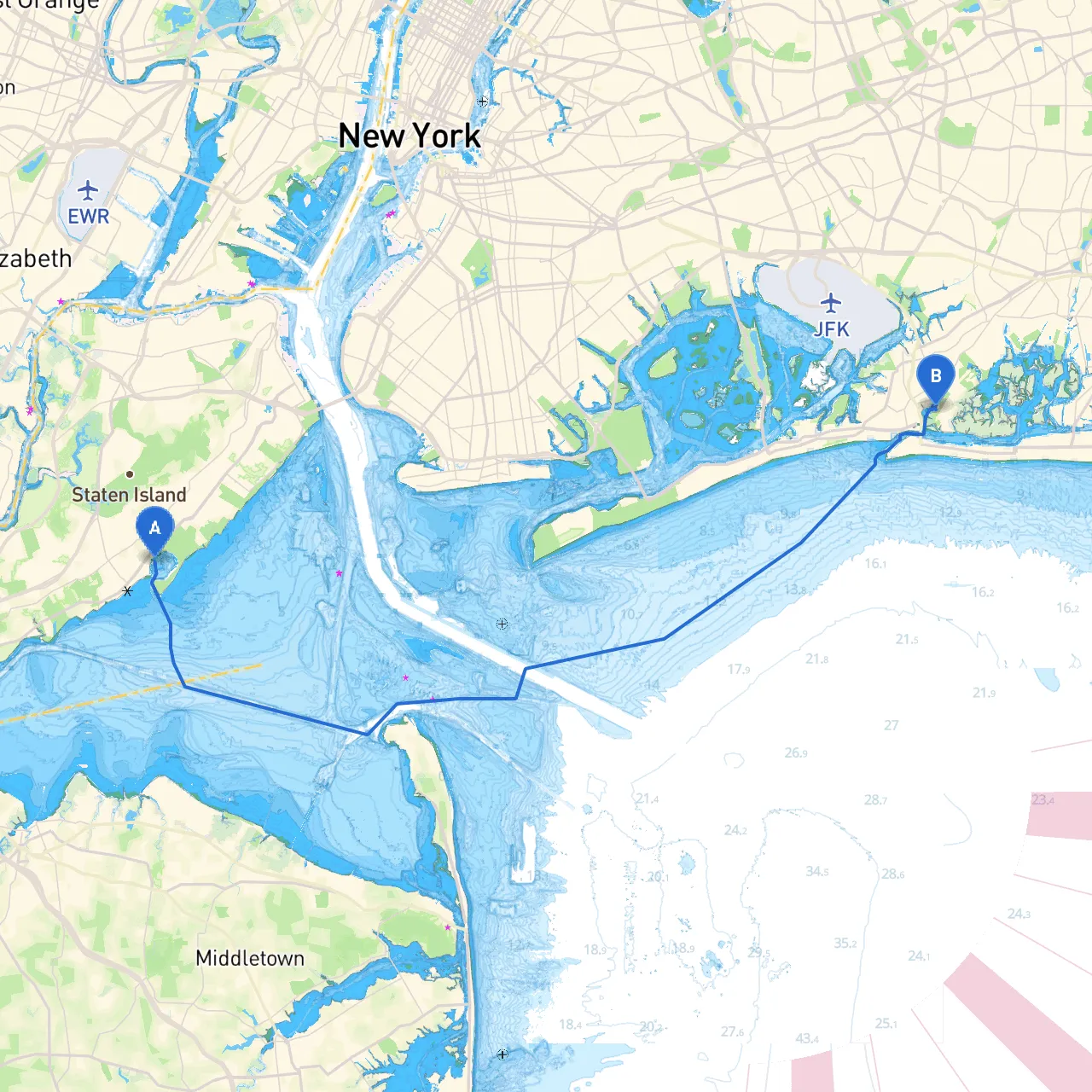 Staten Island to Lawrence
