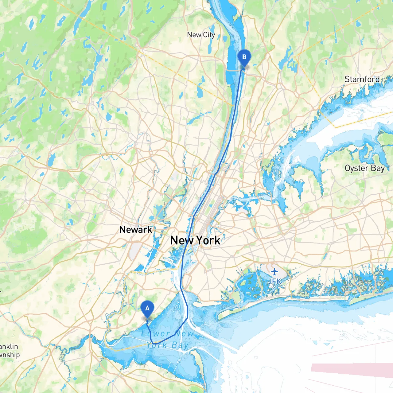 Staten Island to Tarrytown