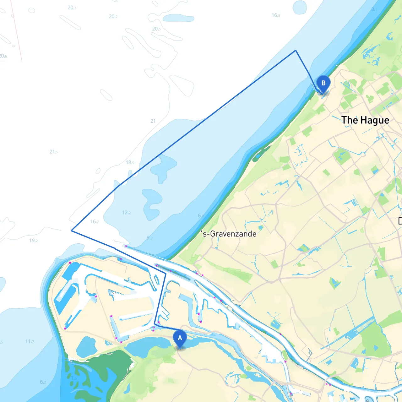Oostvoorne to Den Haag