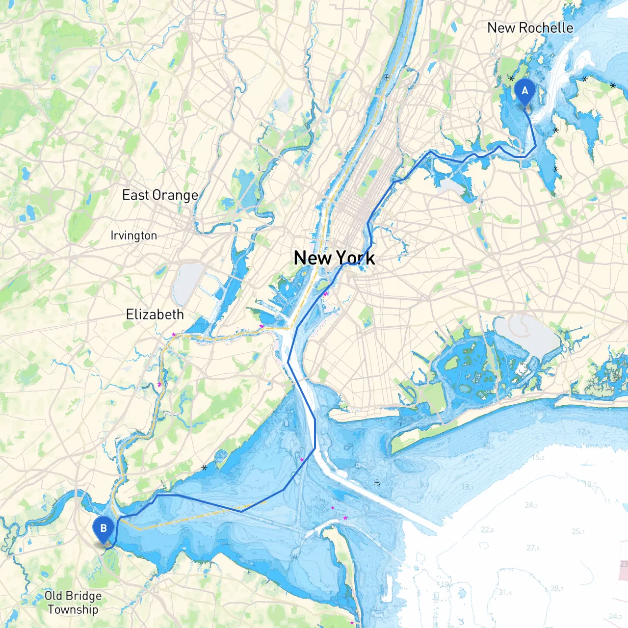 City Island to South Amboy
