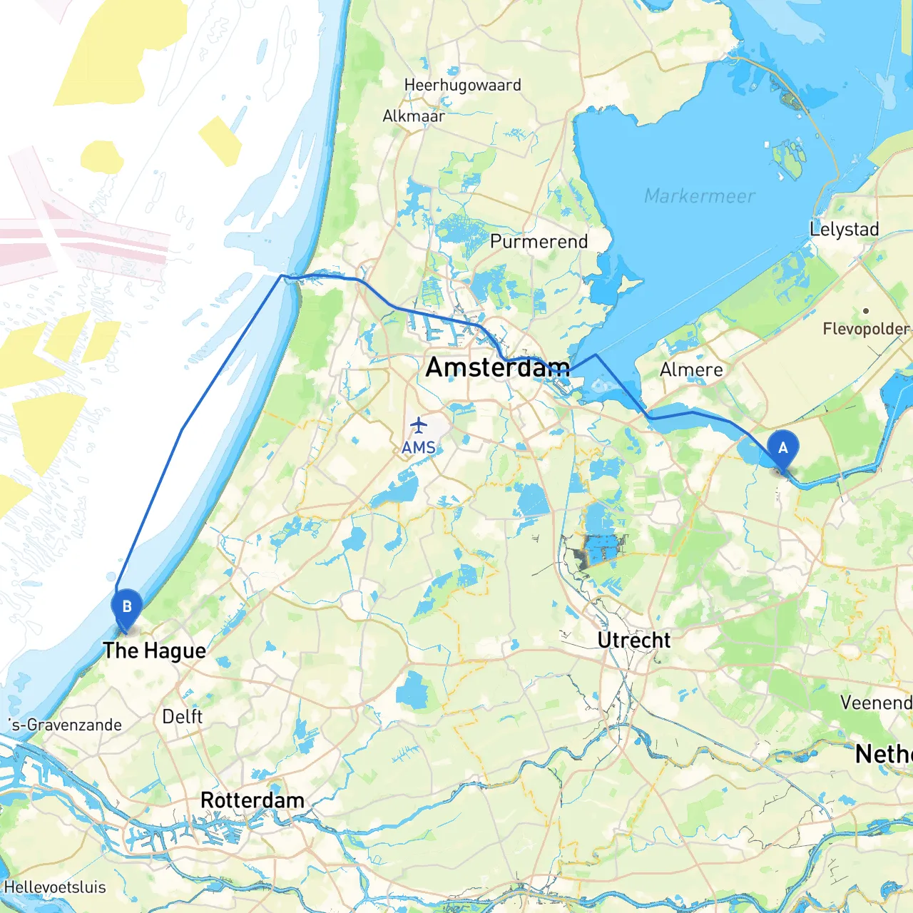 Spakenburg to Den Haag