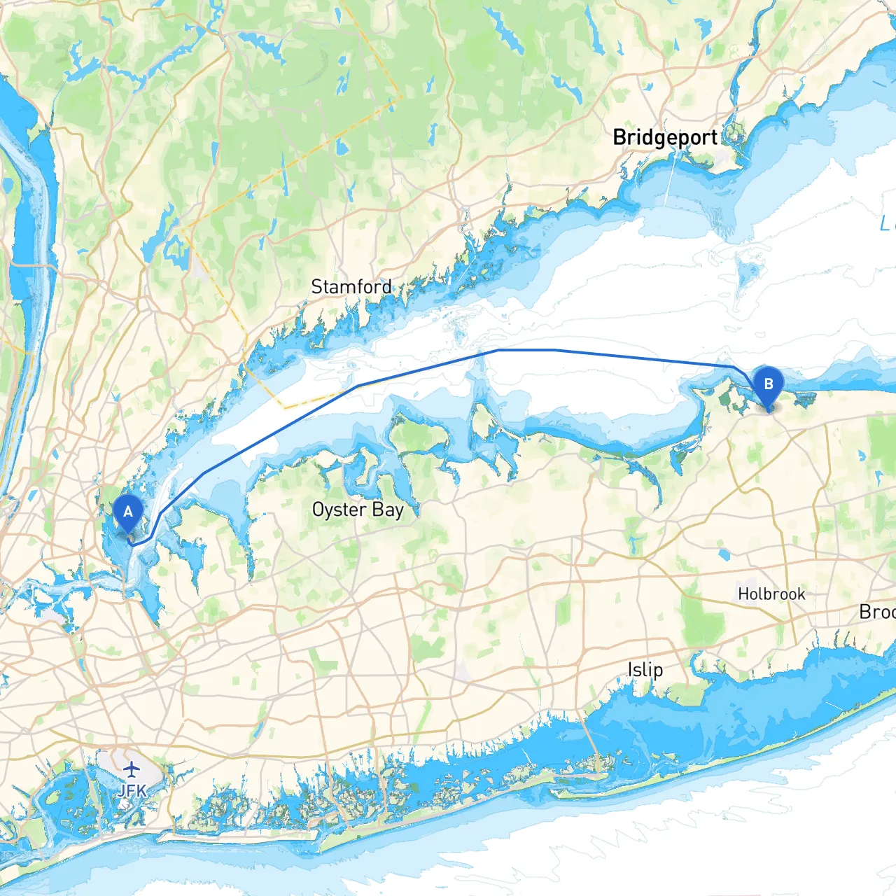 City Island to Port Jefferson