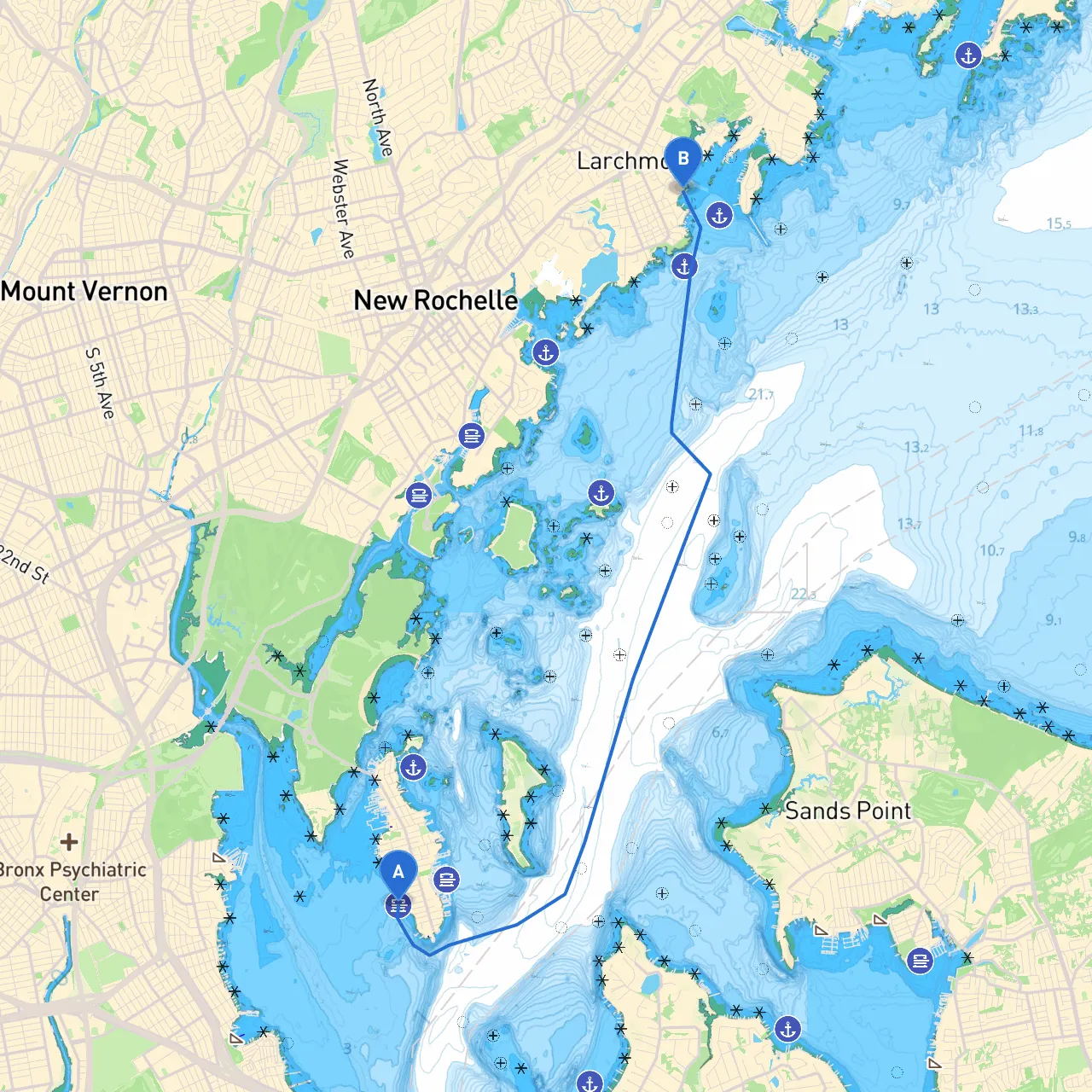 City Island to Larchmont