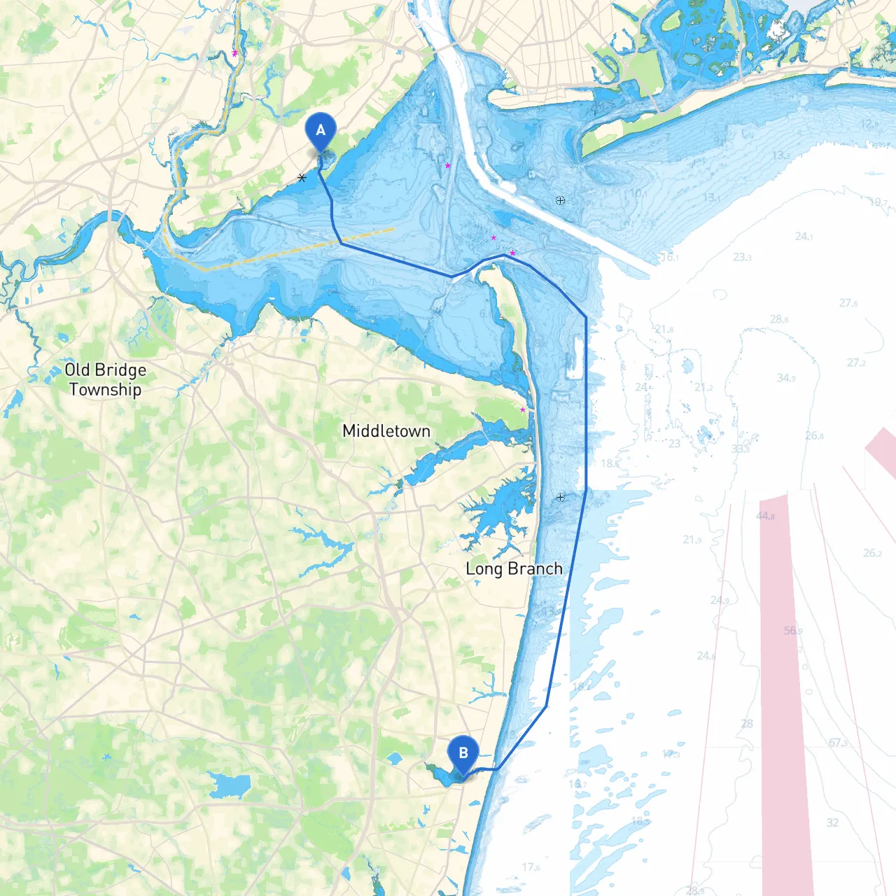 Staten Island to Belmar