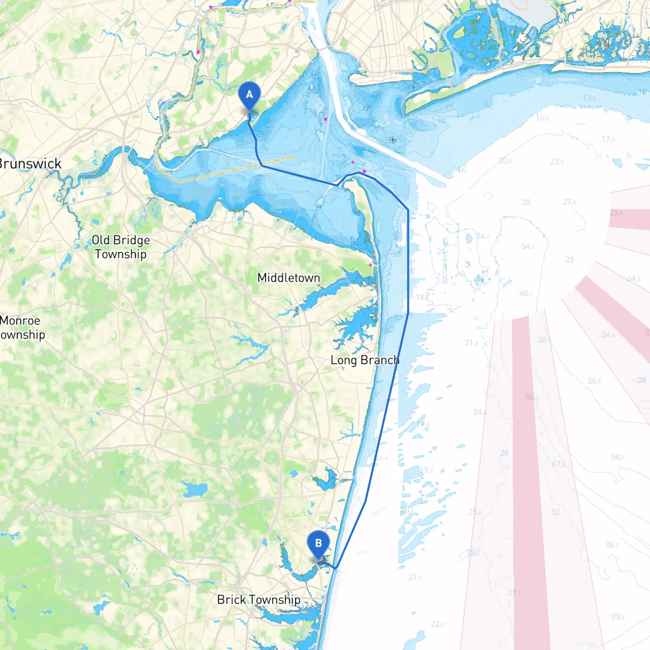Staten Island to Brielle