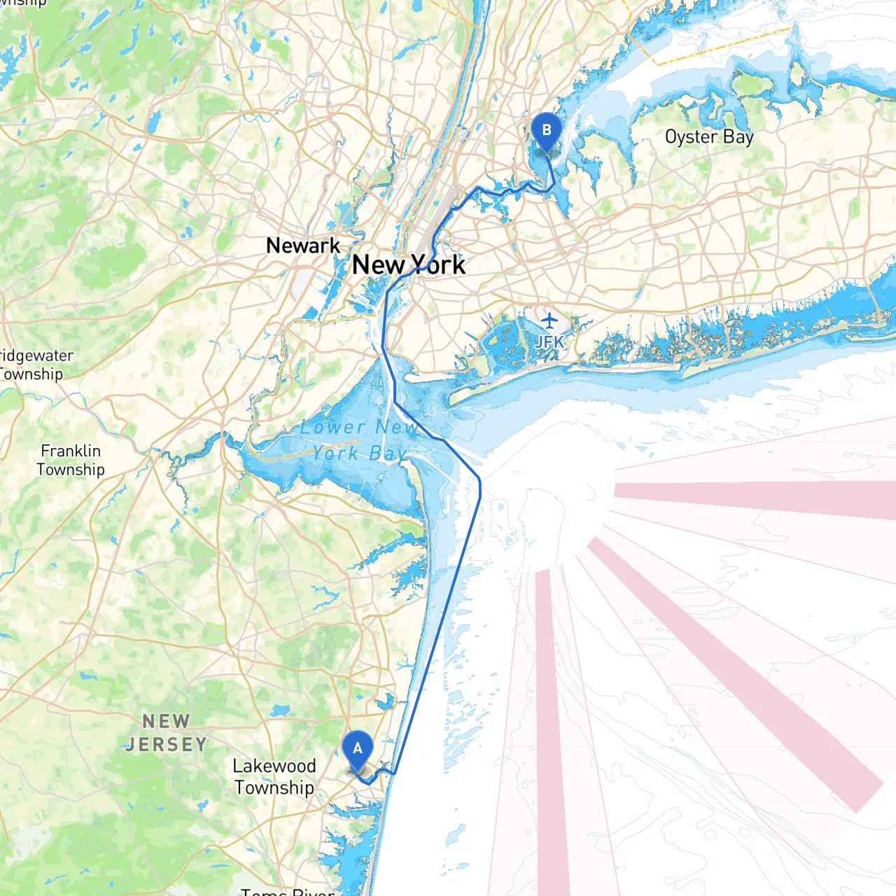 Point Pleasant to City Island