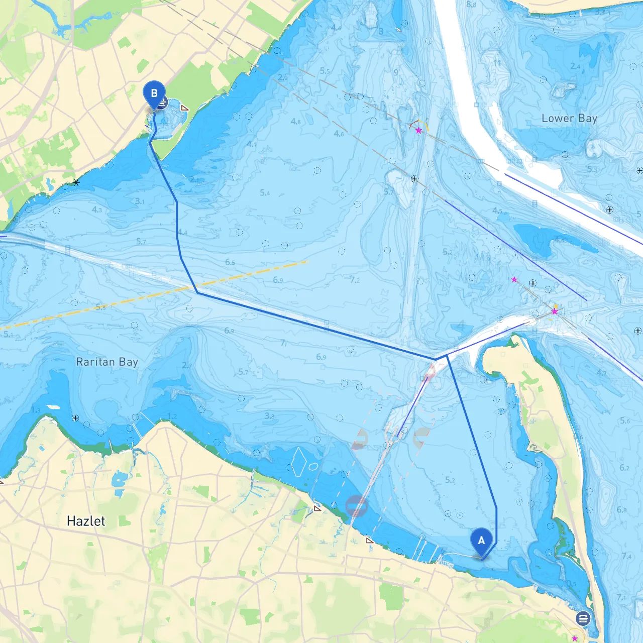 Atlantic Highlands to Staten Island