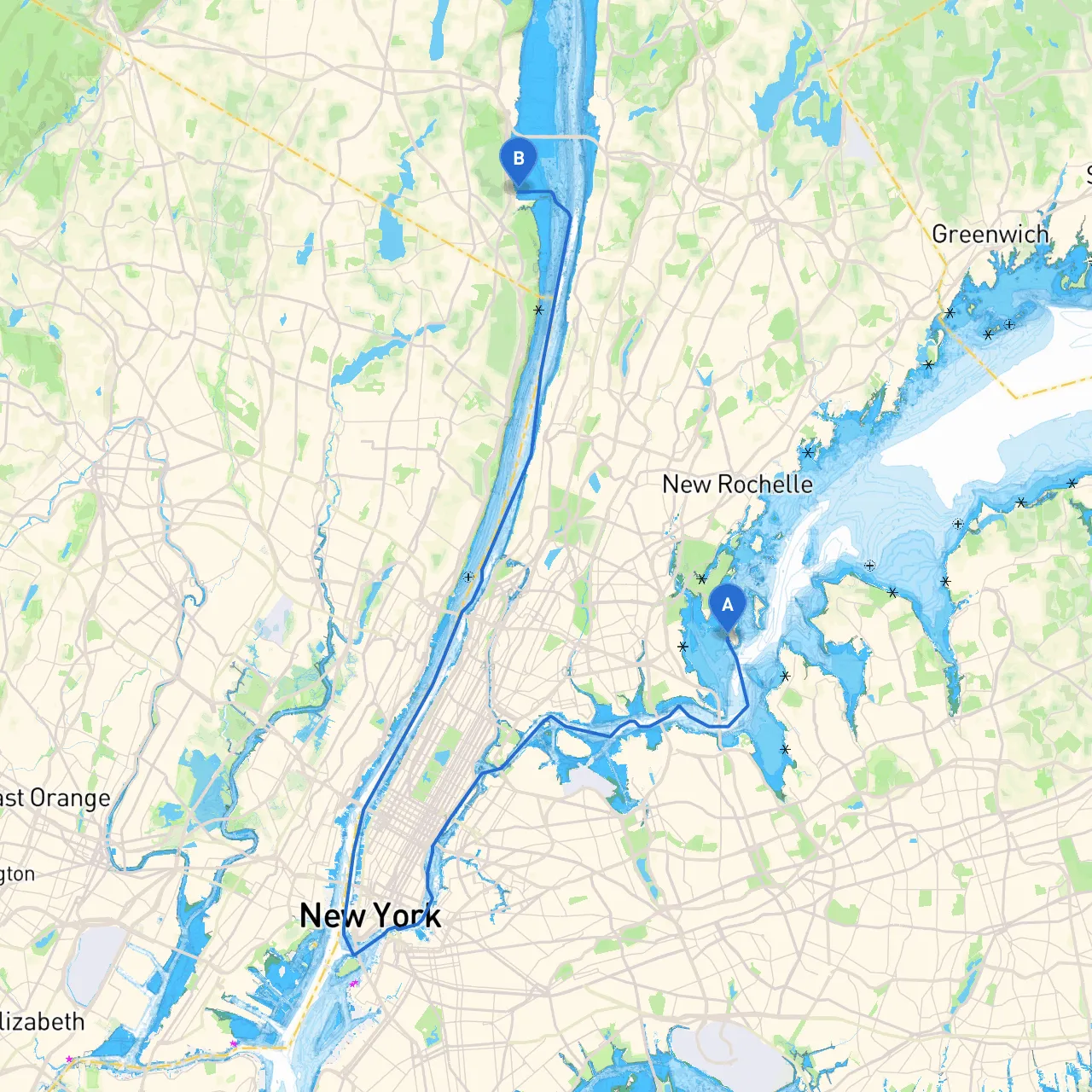 City Island to Piermont