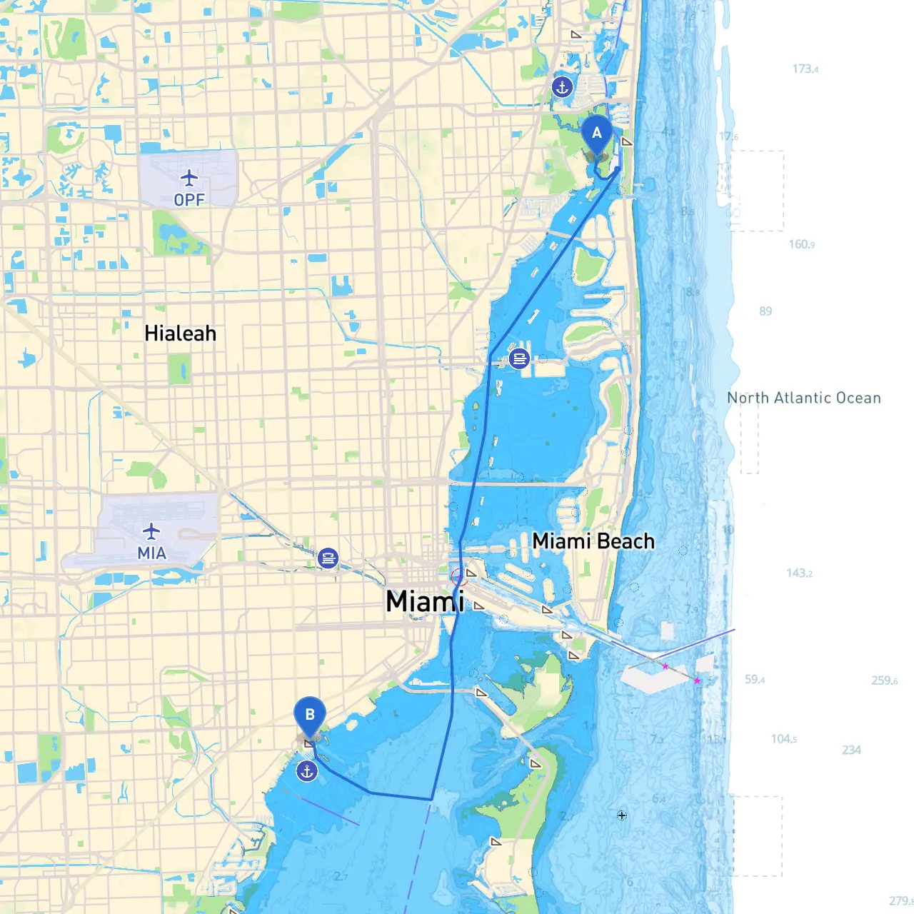 North Miami to Coconut Grove