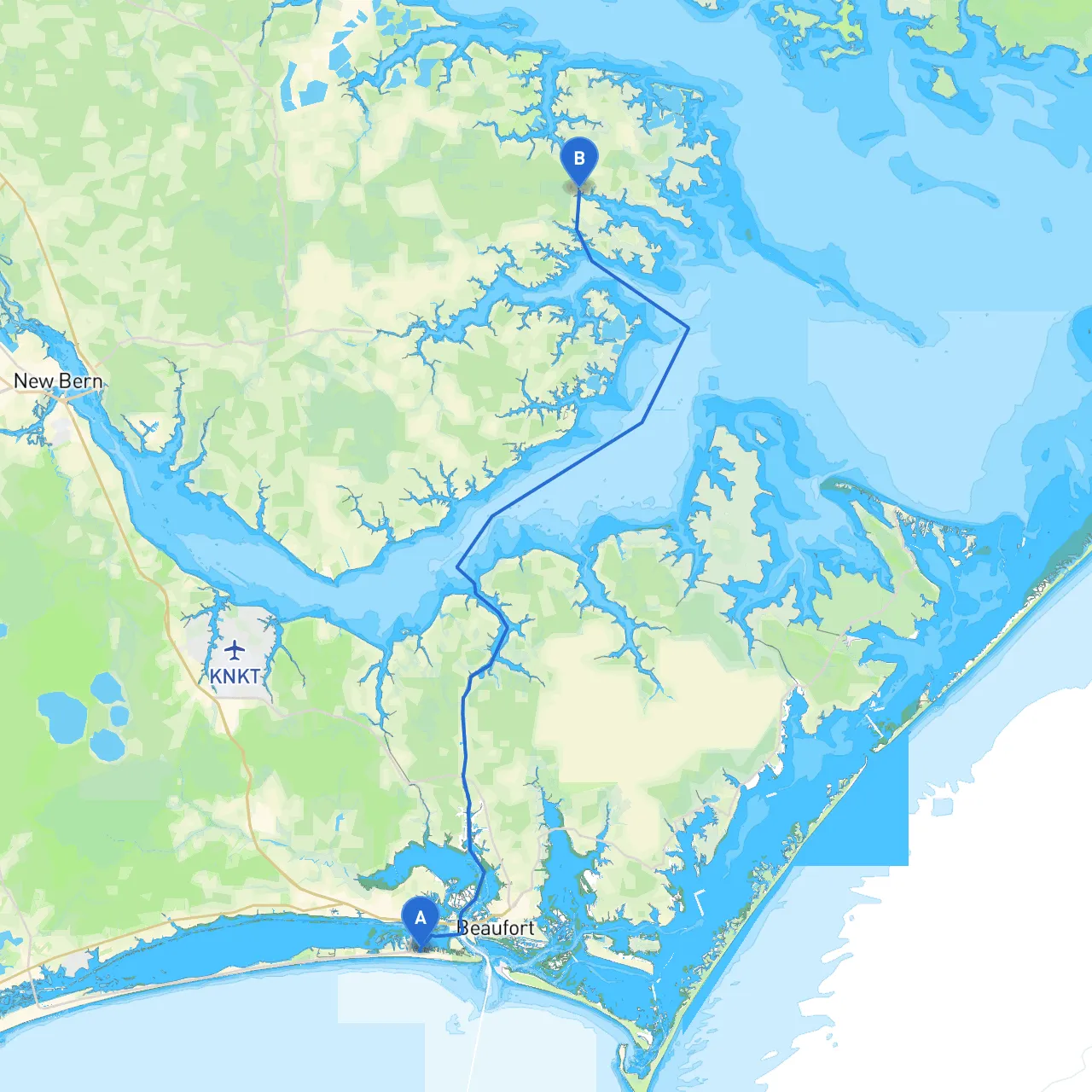 Atlantic Beach to Hobucken