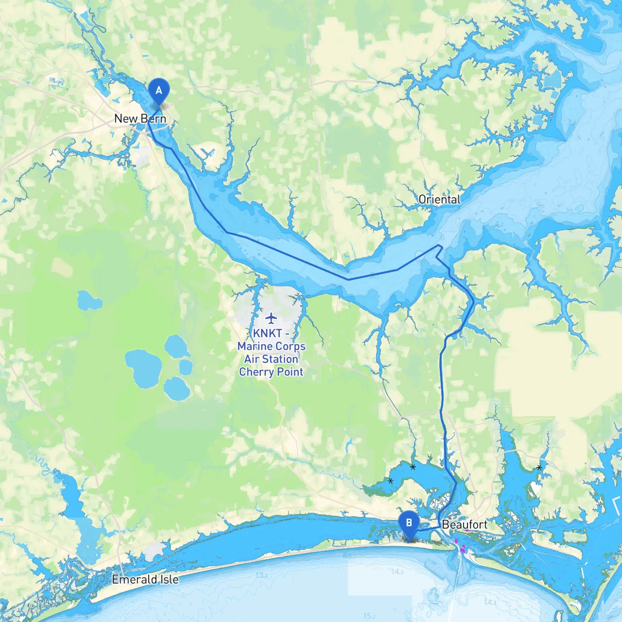 Bridgeton to Atlantic Beach