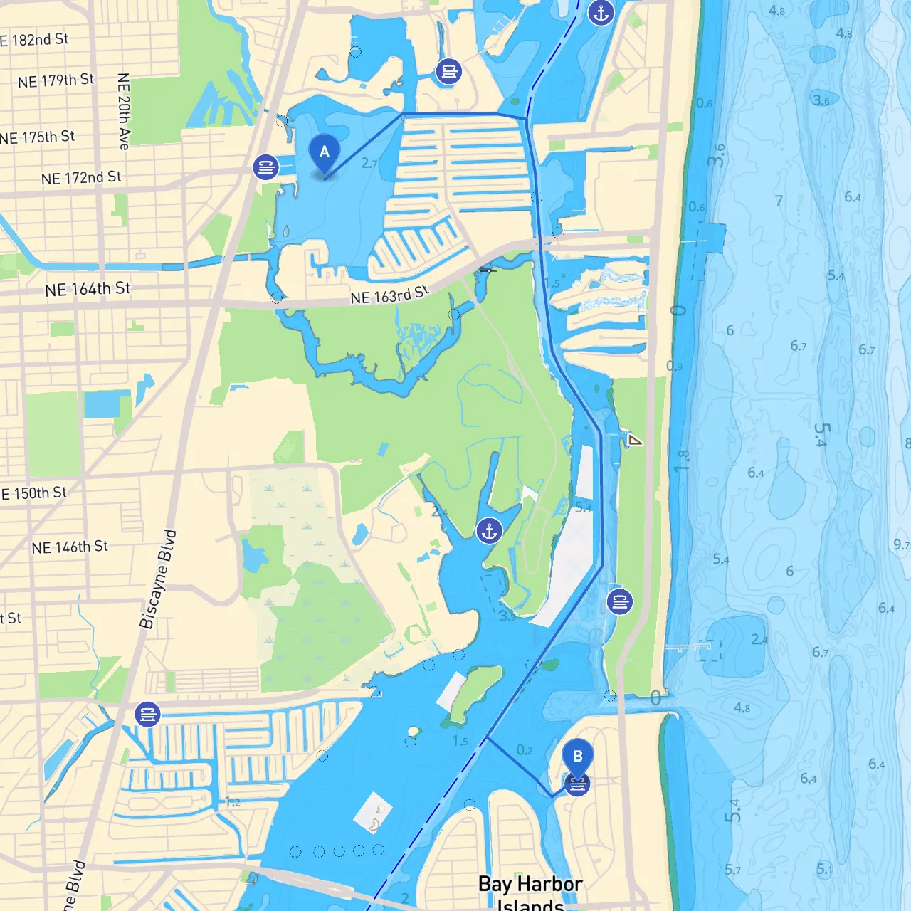 North Miami Beach to Bal Harbour