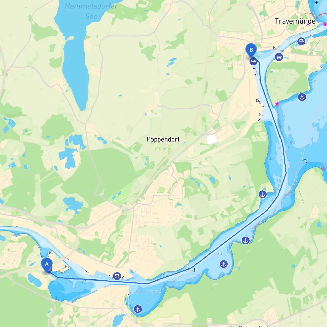 Lubeck to Lübeck