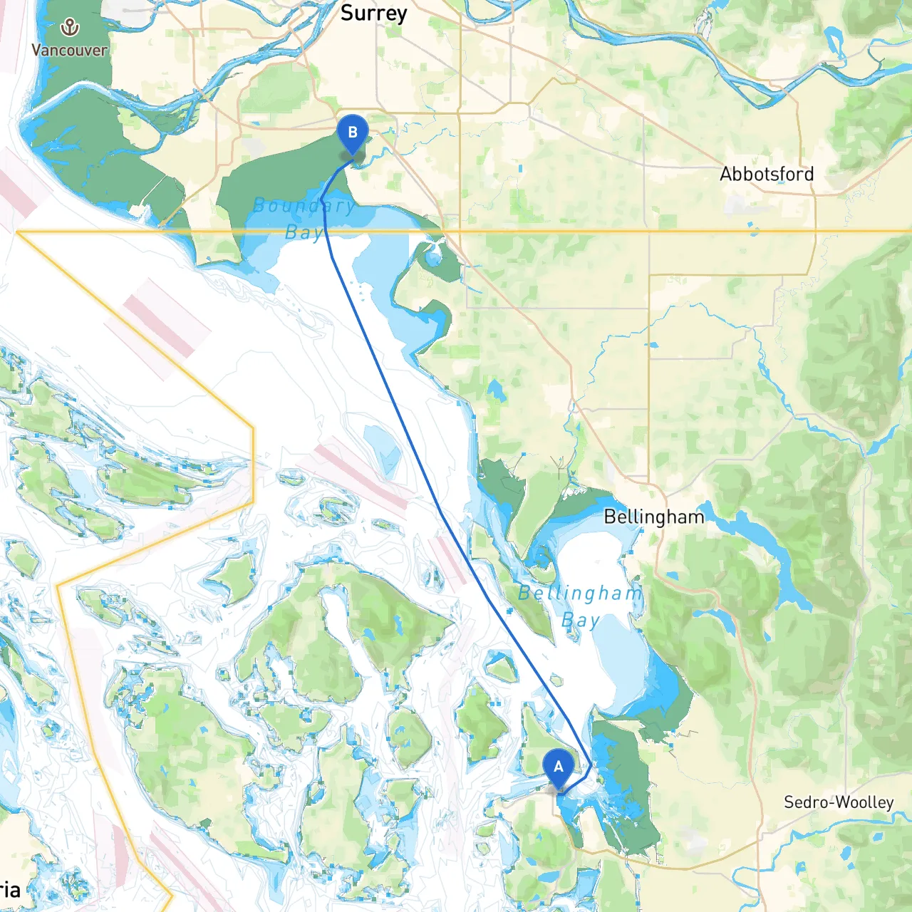 Anacortes to Surrey