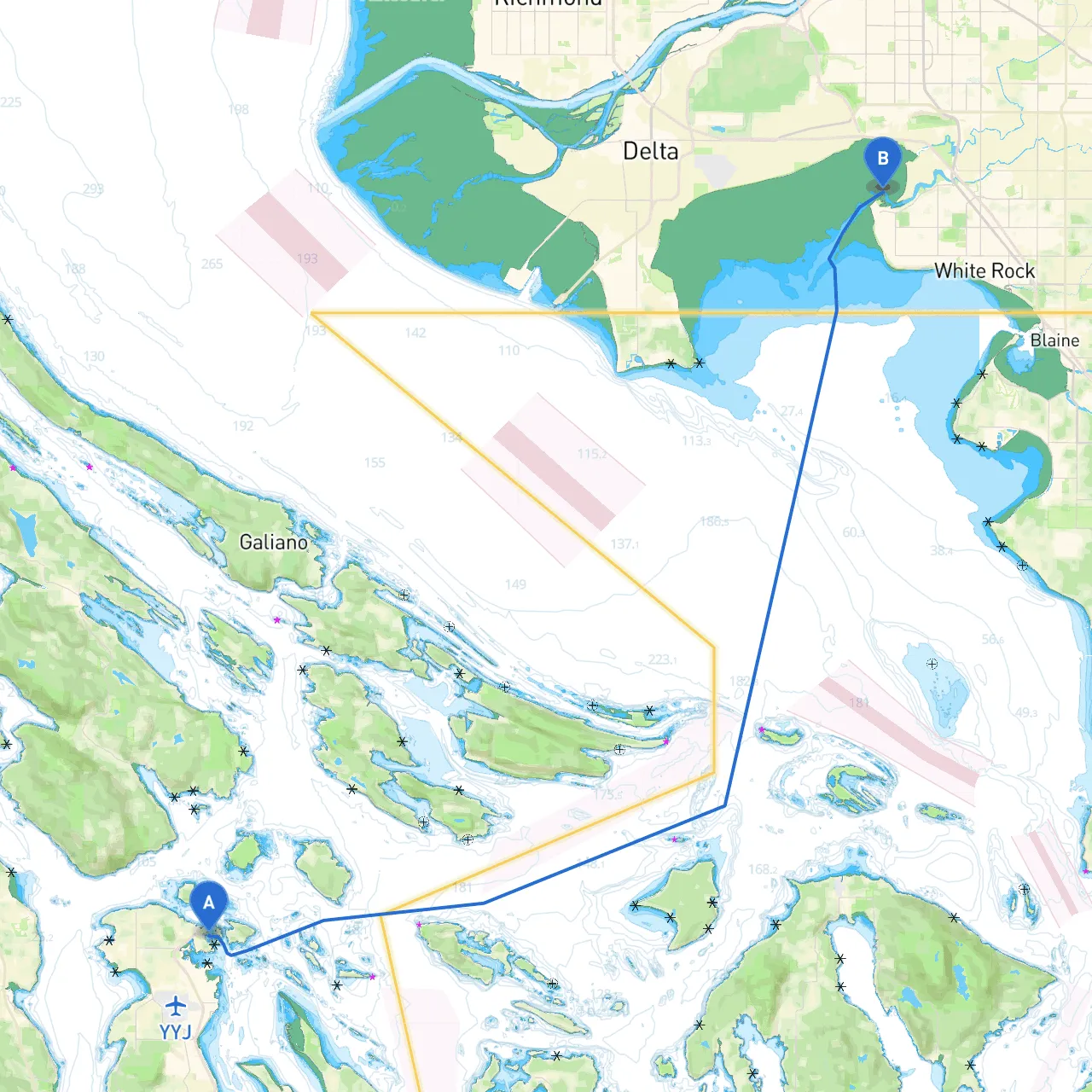 North Saanich to Surrey