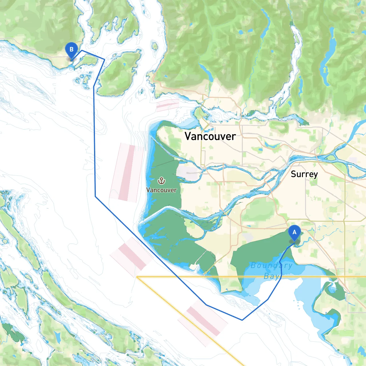 Surrey to Gibsons