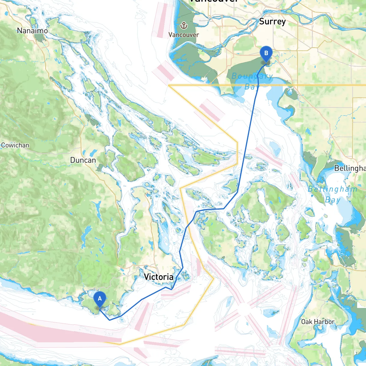Sooke to Surrey