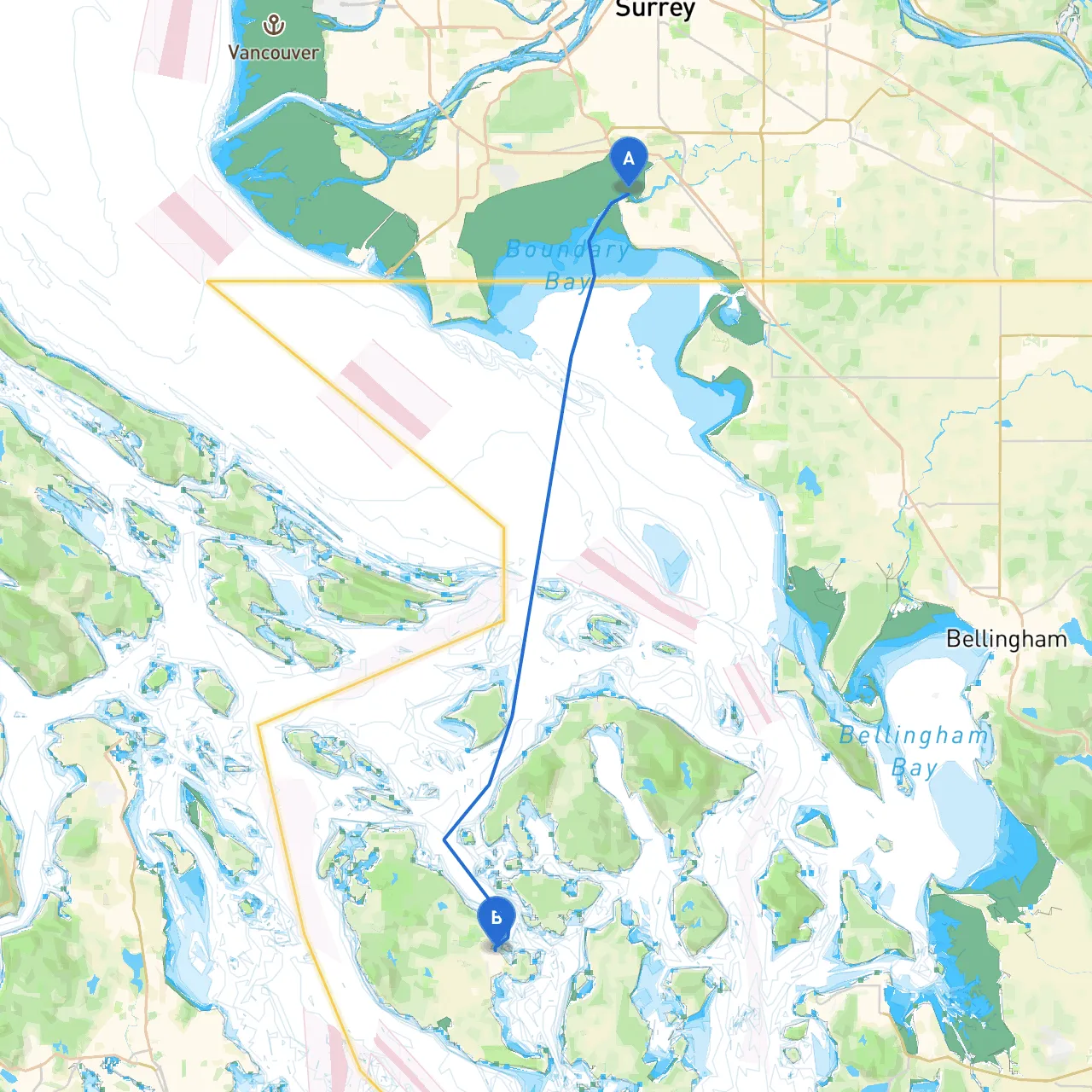 Surrey to Friday Harbor