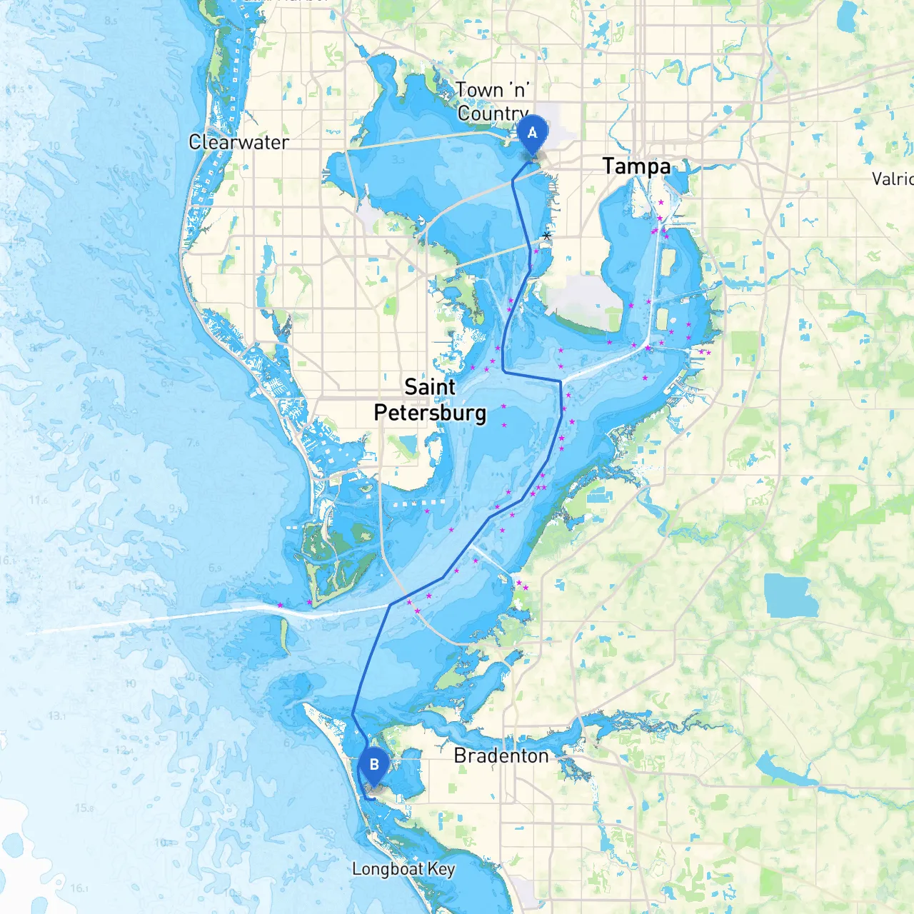 Tampa to Cortez