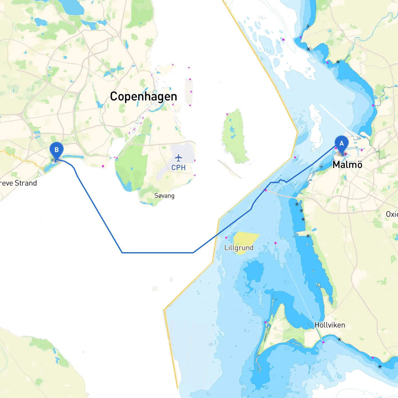 Malmö to Ishøj