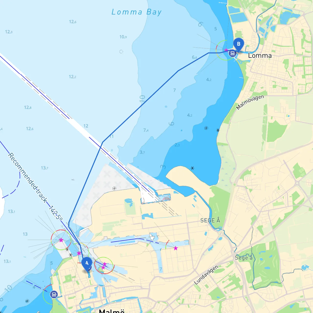Malmö to Lomma
