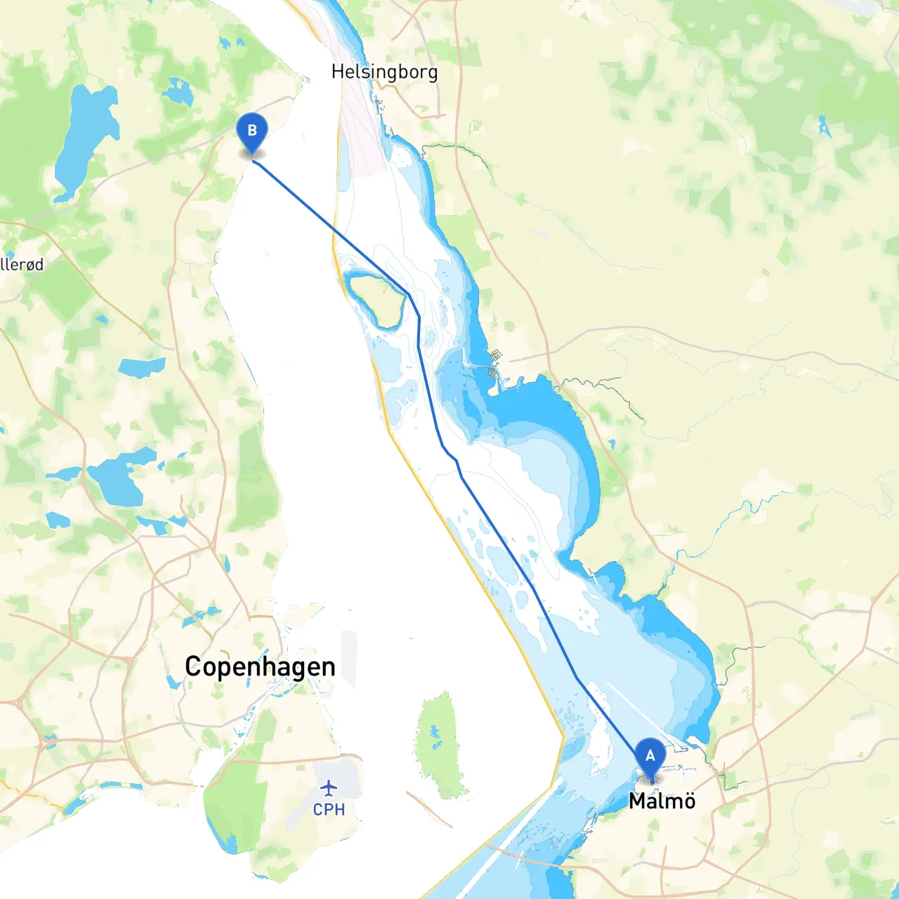 Malmö to Espergærde