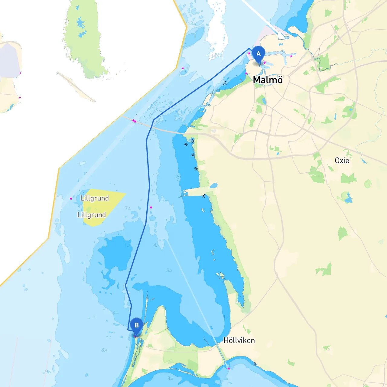 Malmö to Skanör
