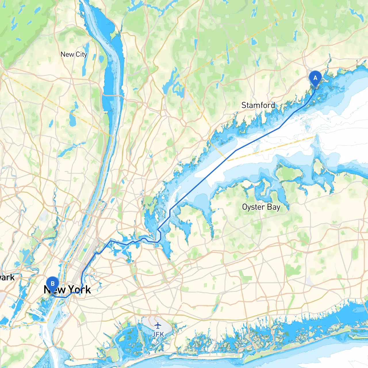 Norwalk to Jersey City