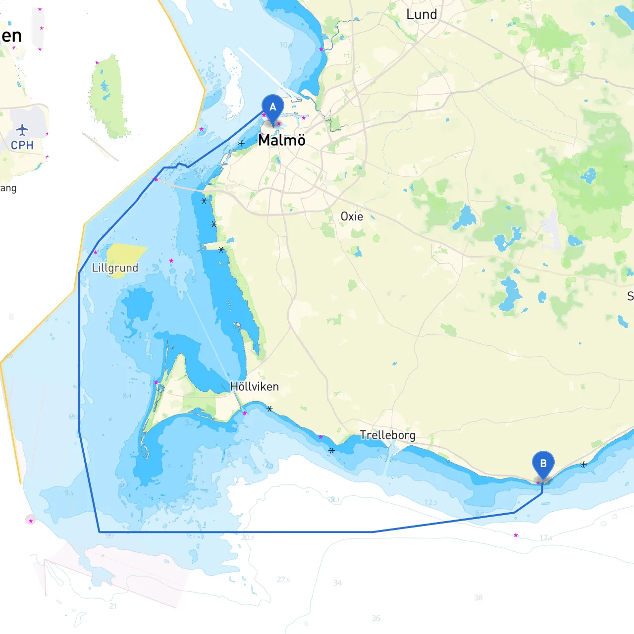 Malmö to Smygehamn