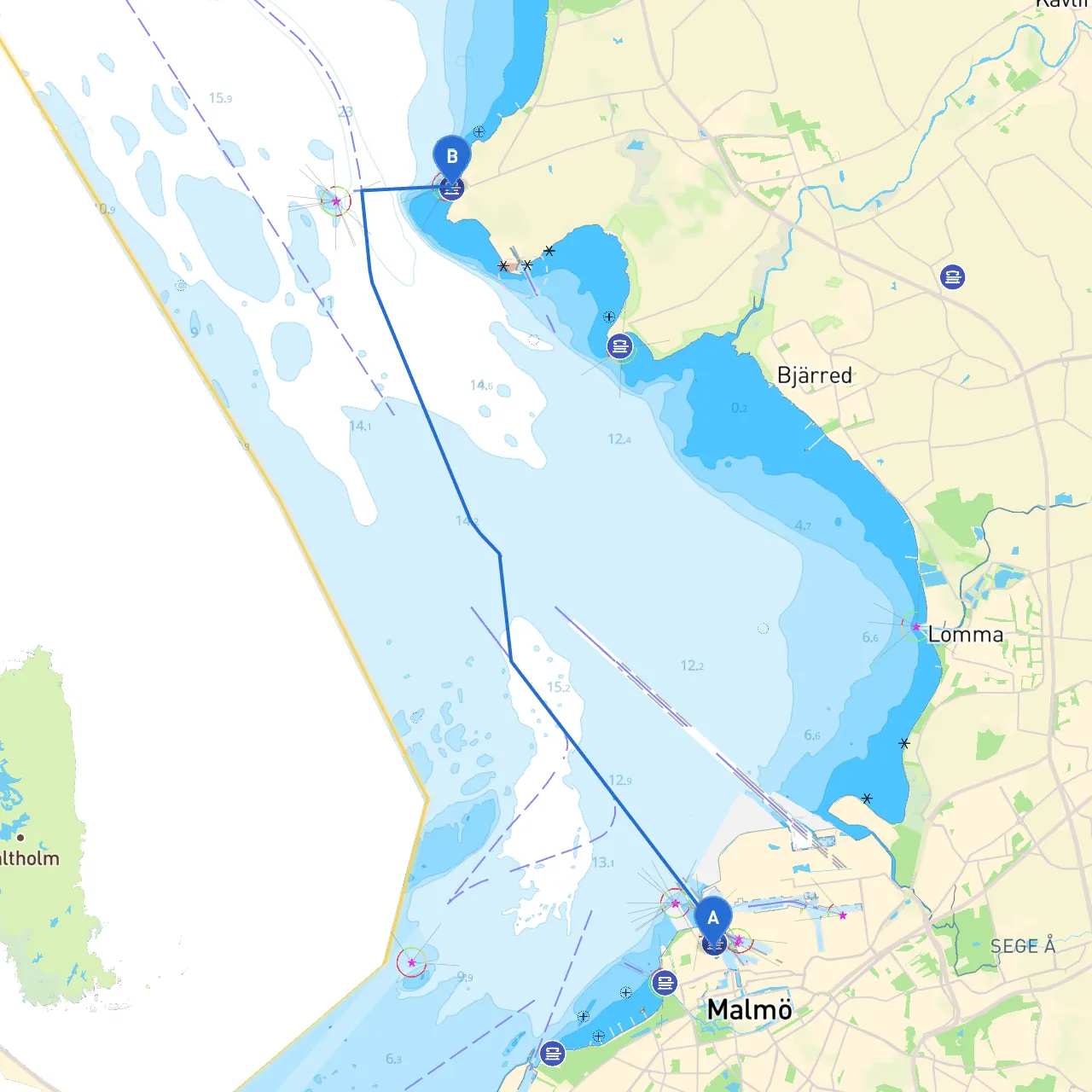Malmö to Barsebäck