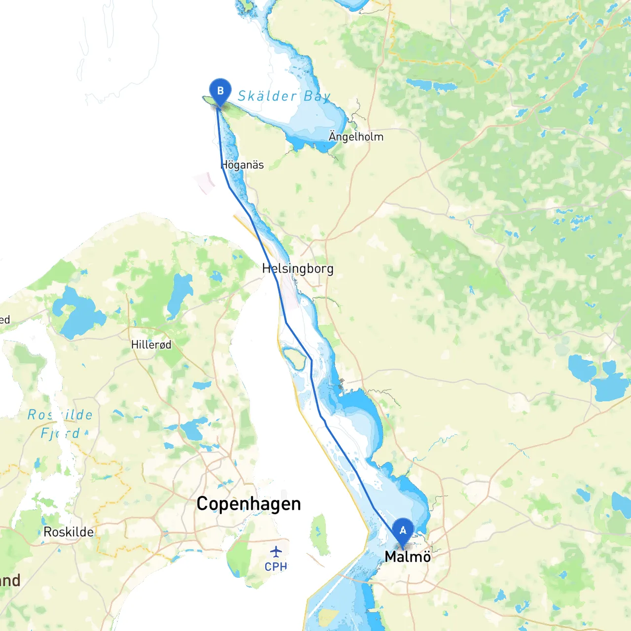 Malmö to Mölle