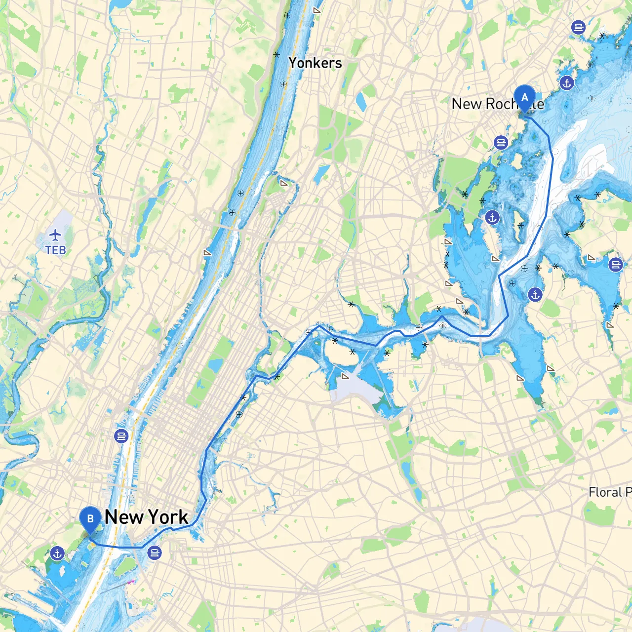 City of New Rochelle to Jersey City