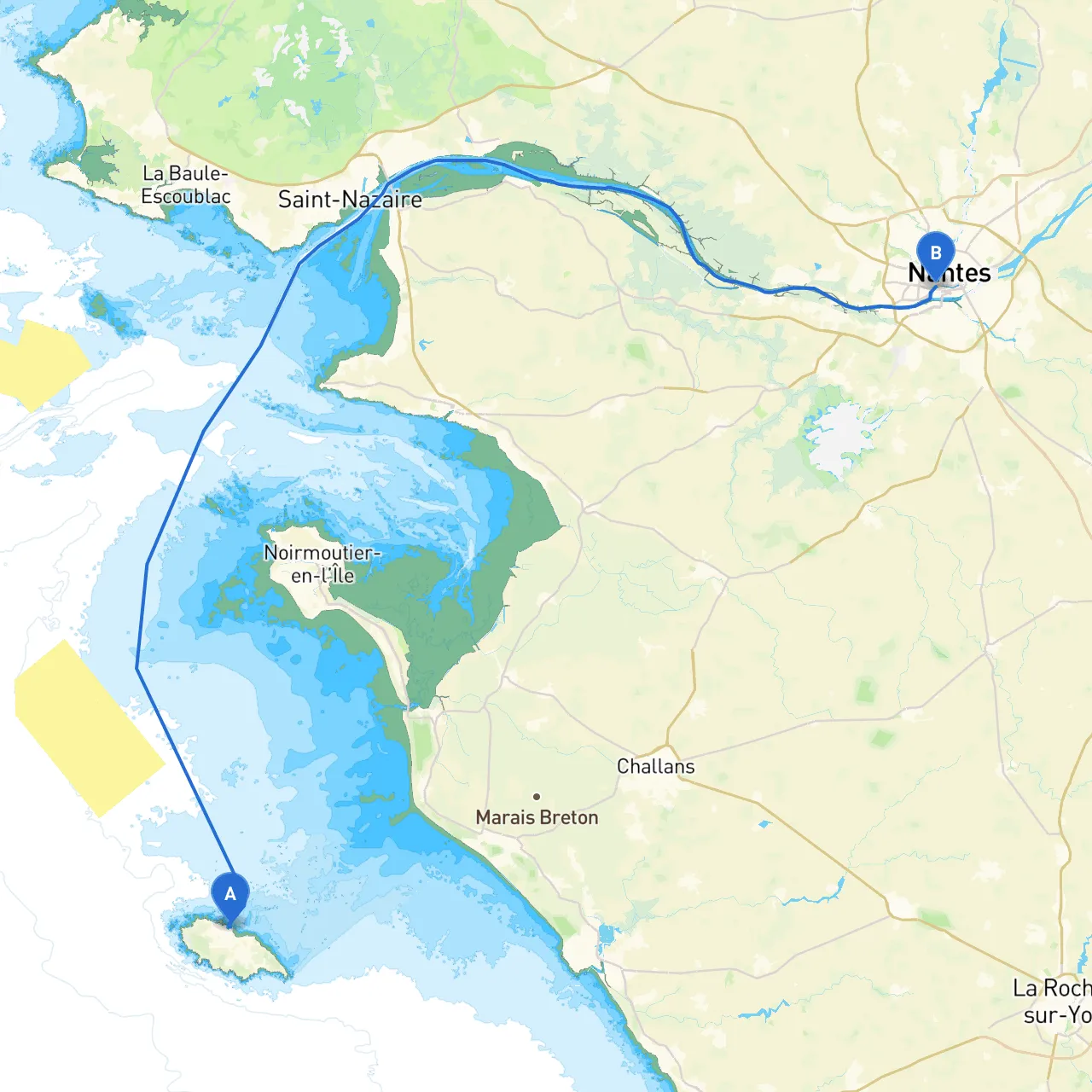 L'Ile d'Yeu to Nantes