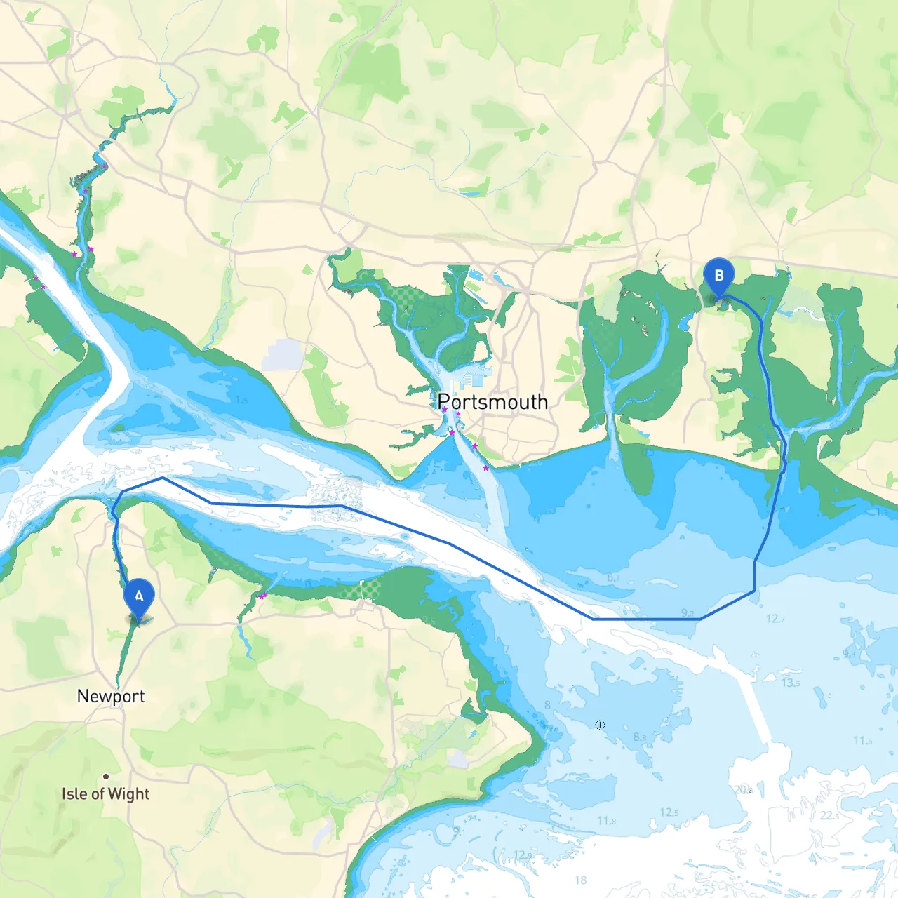 Newport to Hayling Island