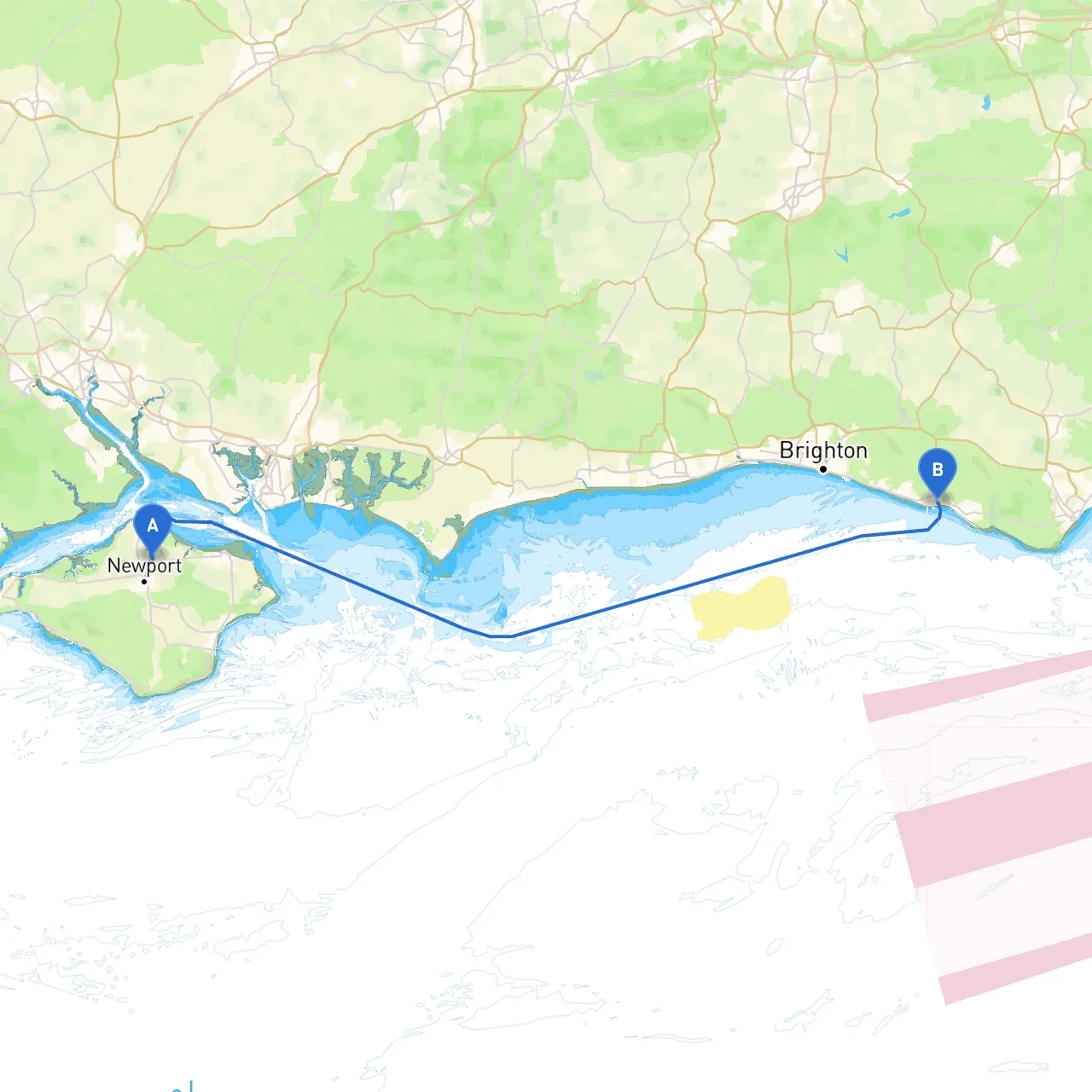 Newport to Newhaven