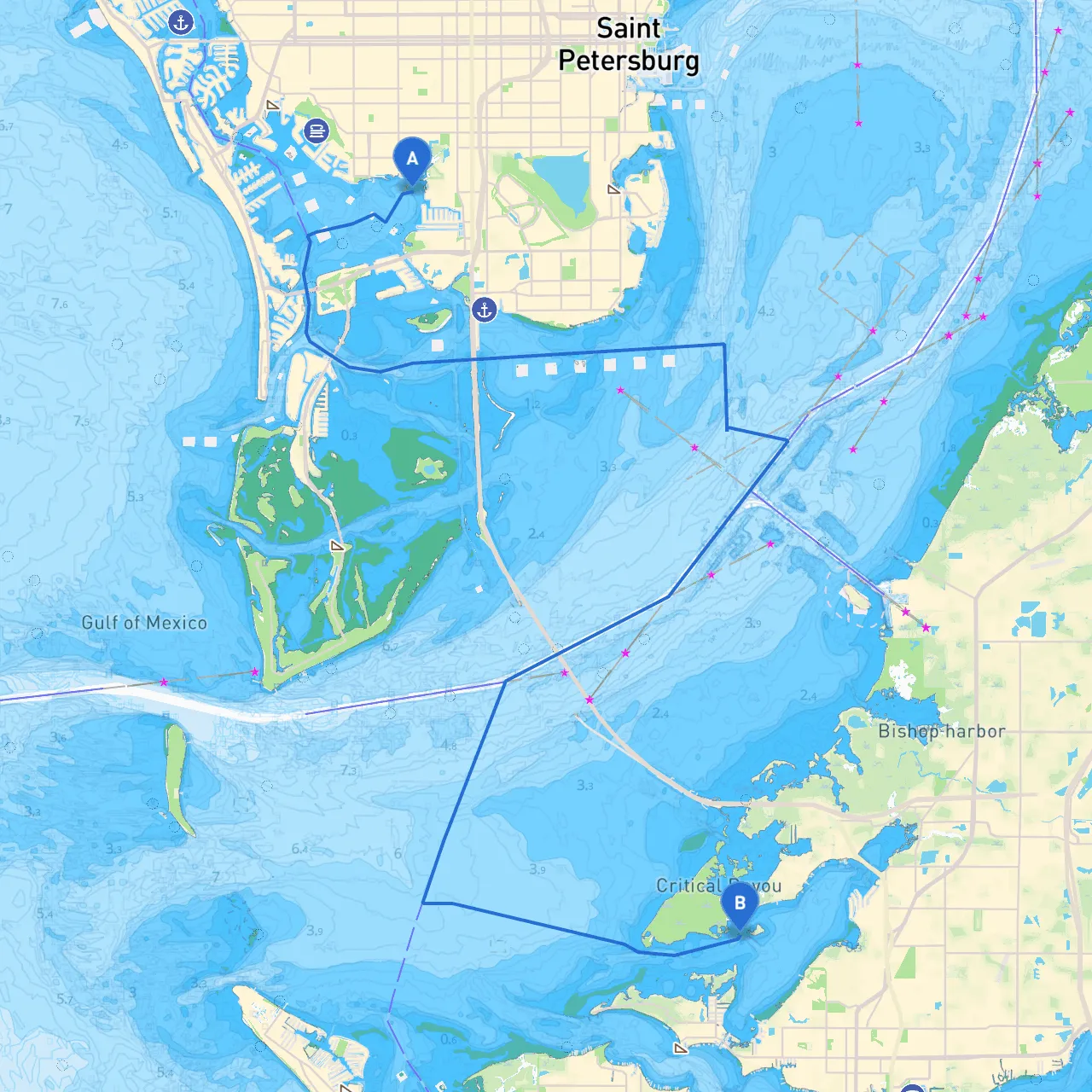 Saint Petersburg to Bradenton