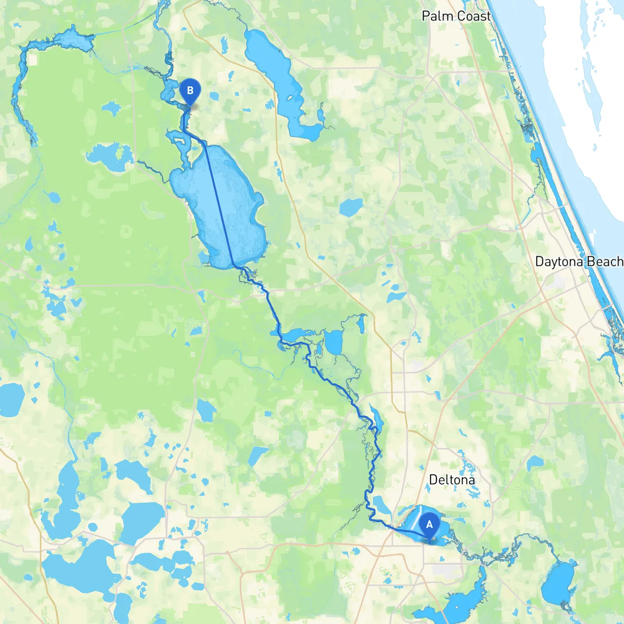 Sanford to Crescent City