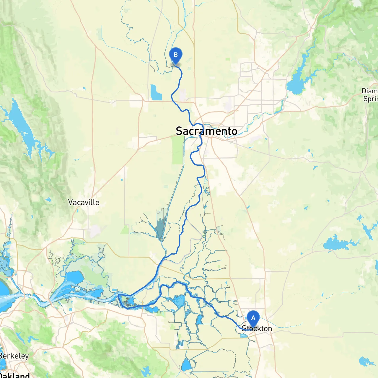 Stockton to Nicolaus