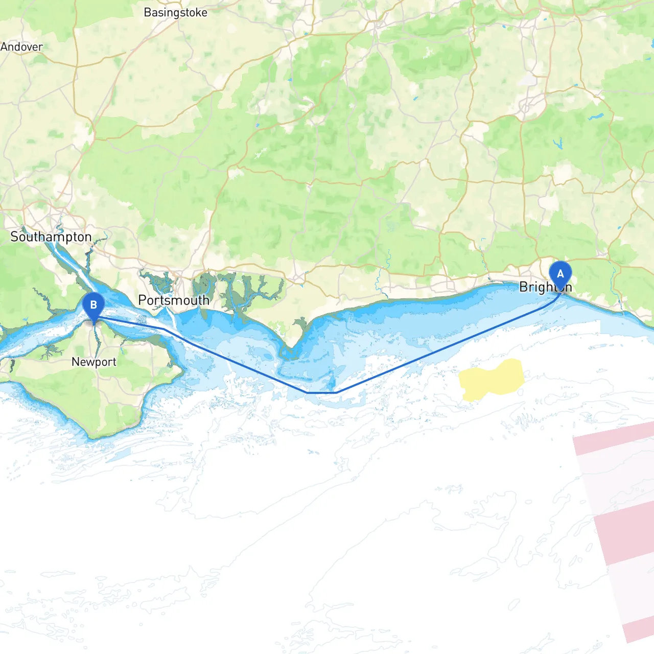 Brighton to Cowes