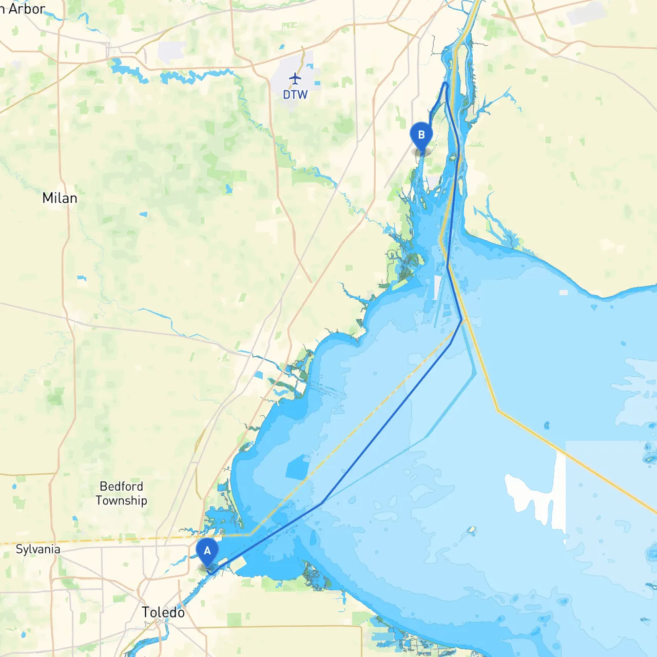 Toledo to Trenton