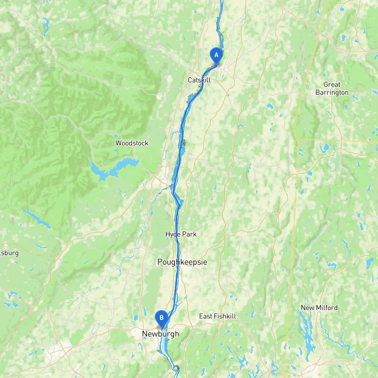 Hudson to Newburgh