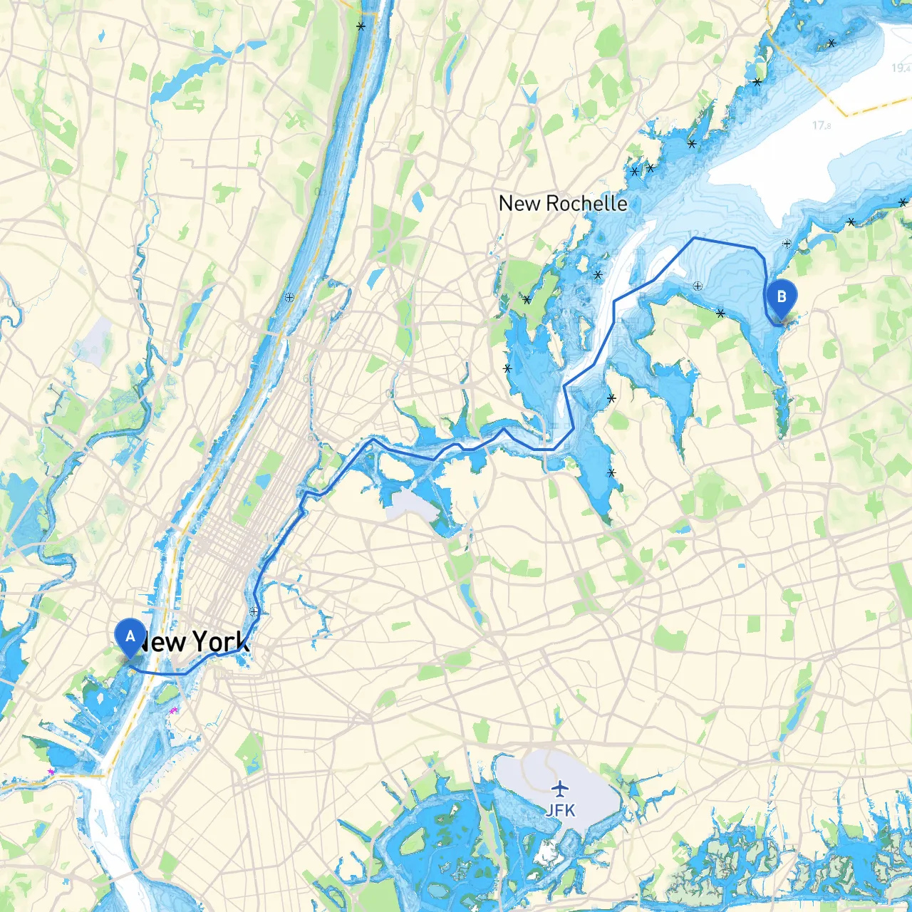 Jersey City to Glen Cove