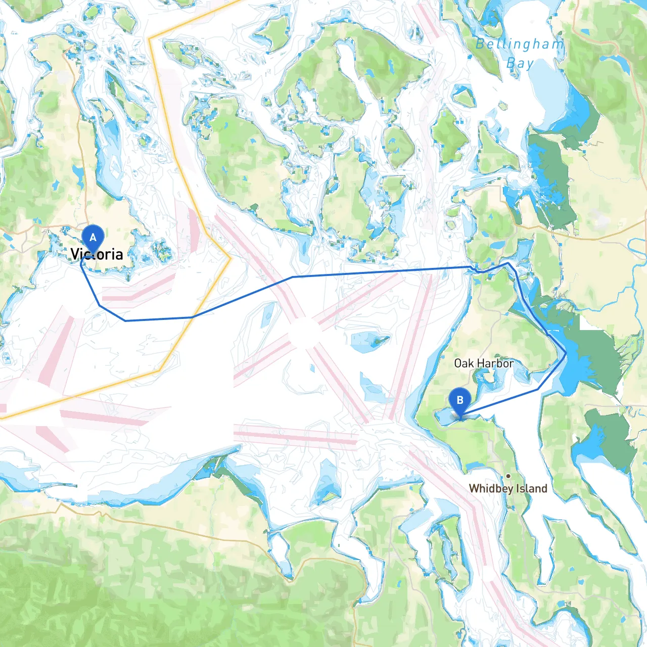 Victoria to Coupeville