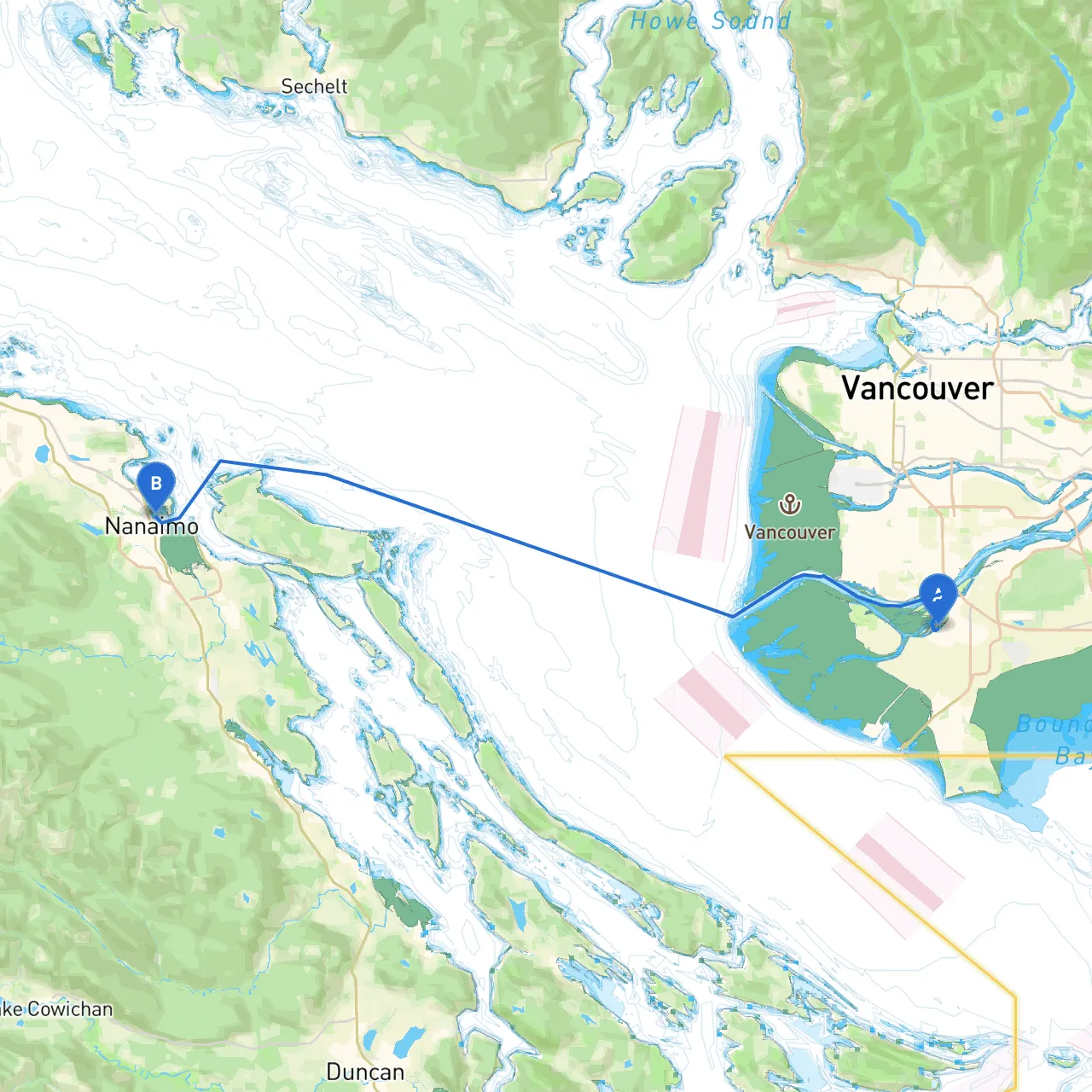 Ladner to Nanaimo