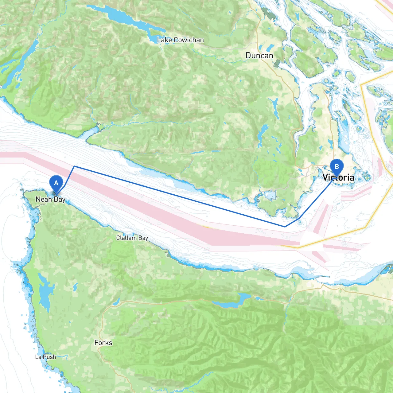 Neah Bay to Victoria